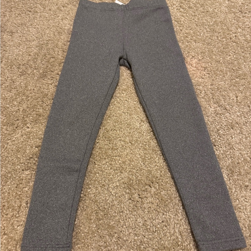 SHEIN Charcoal Gray Kids Leggings